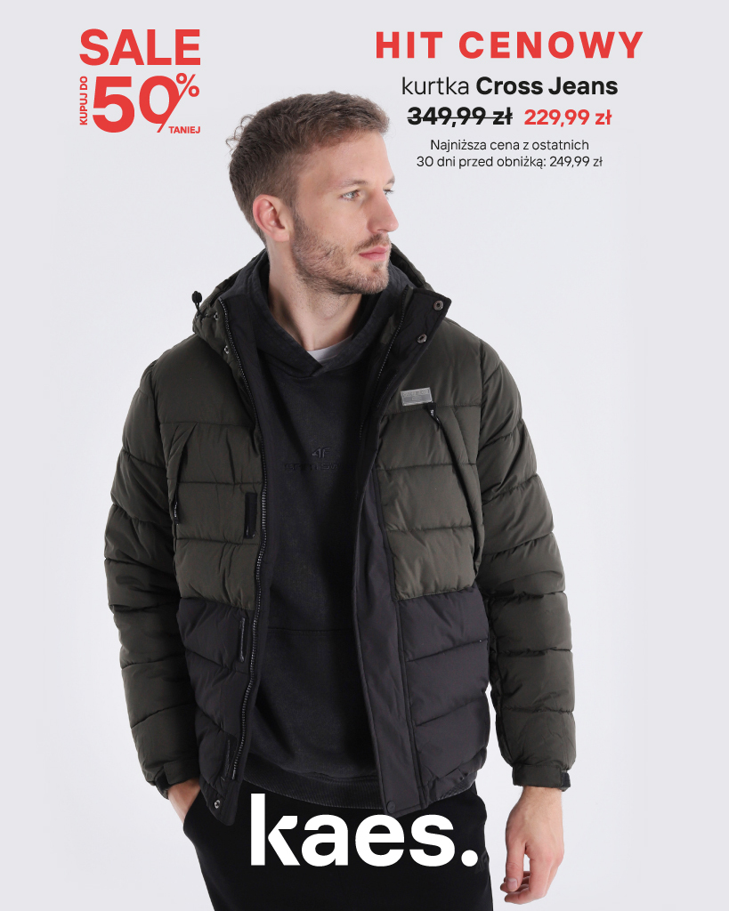 Uzupełnij swoją garderobę już dzisiaj podczas Zimowej Wyprzedaży do -50% w kaes.