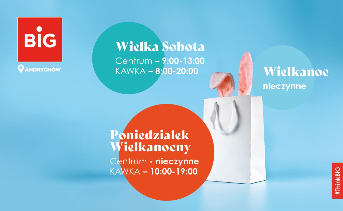 Godziny otwarcia naszego centrum w okresie wielkanocnym