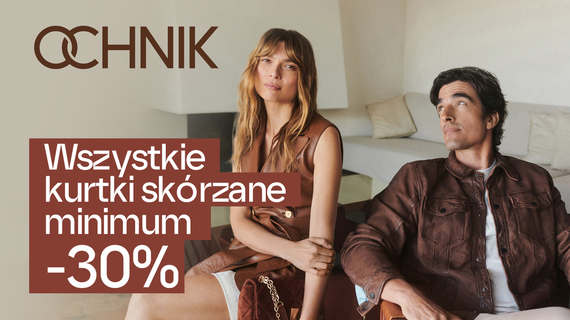 OCHNIK: Wszystkie kurtki skórzane minimum -30%