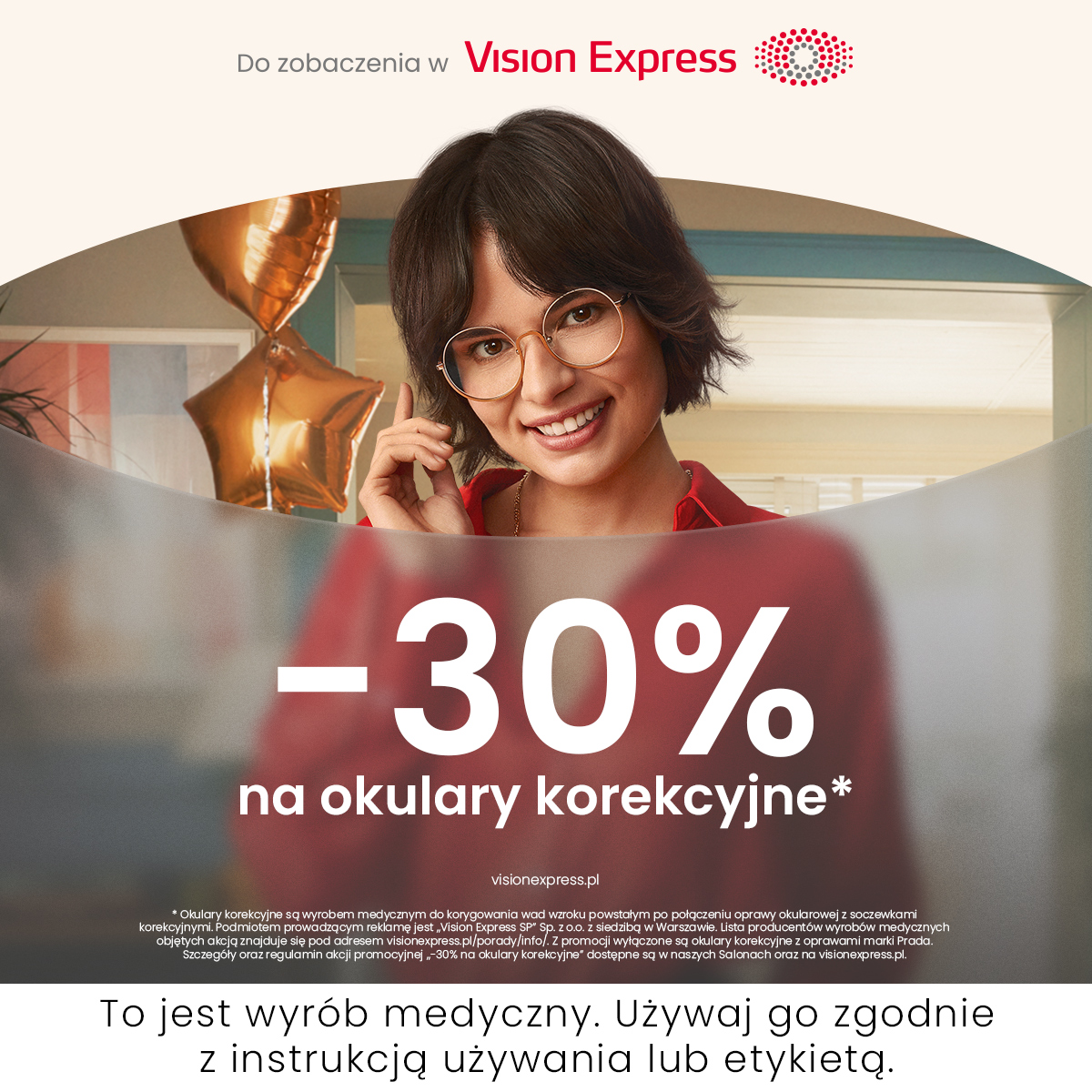 Vision Express – już od 30 lat dbamy o Wasz dobry wzrok!