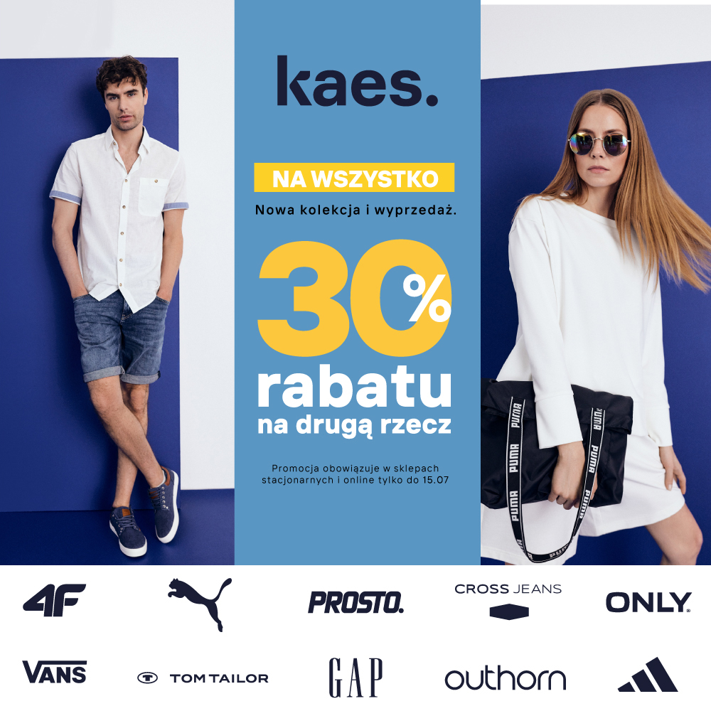 Promocja w ten weekend – 30% na drugą rzecz na wszystko