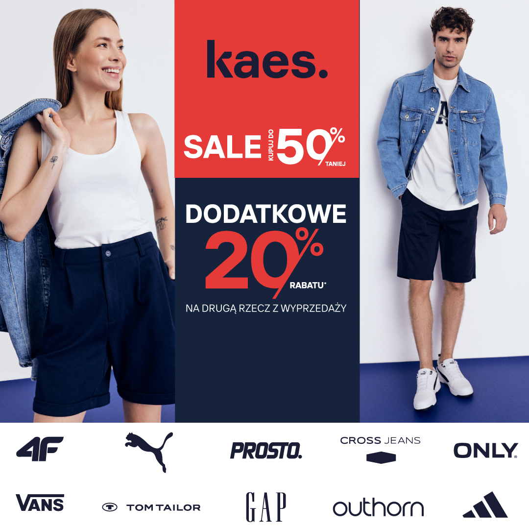 Promocja – 20% na drugą rzecz z wyprzedaży