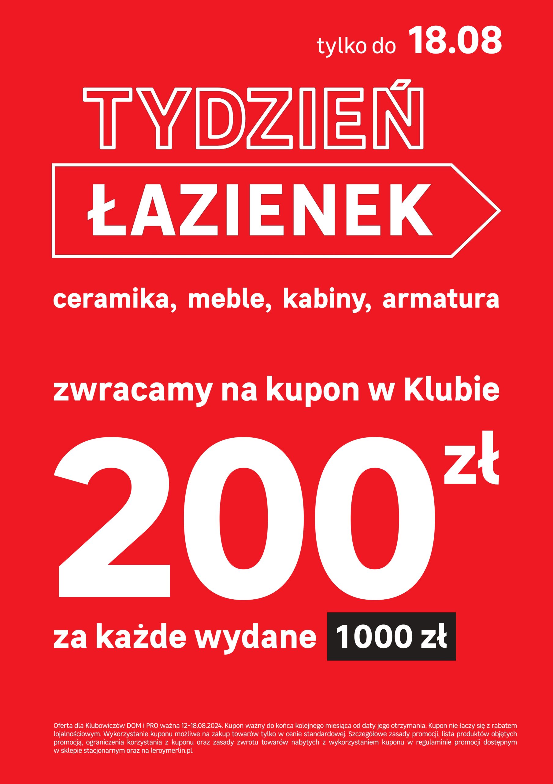 Tydzień Łazienek w Leroy Merlin!