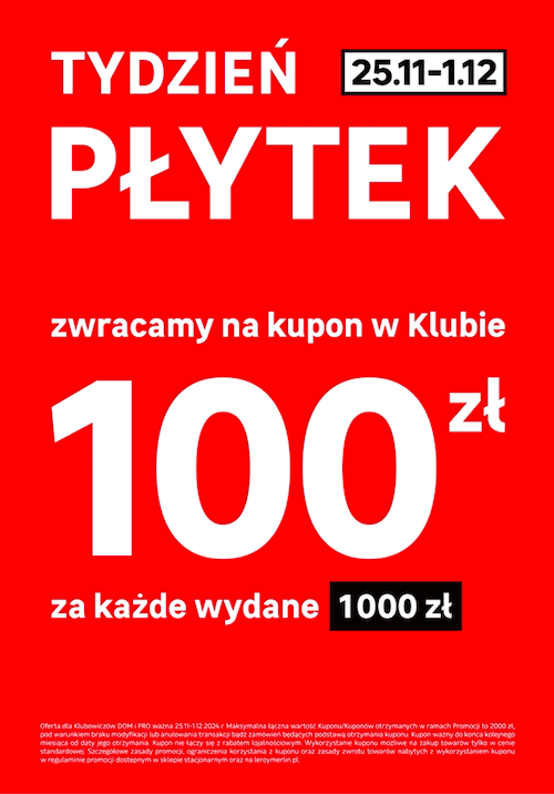 Tydzień płytek w Leroy Merlin!