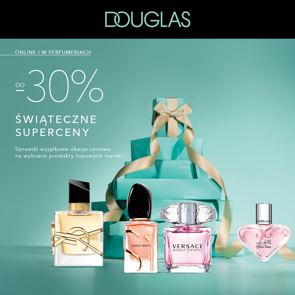 ŚWIĄTECZNE SUPER CENY W PERFUMERIACH DOUGLAS!