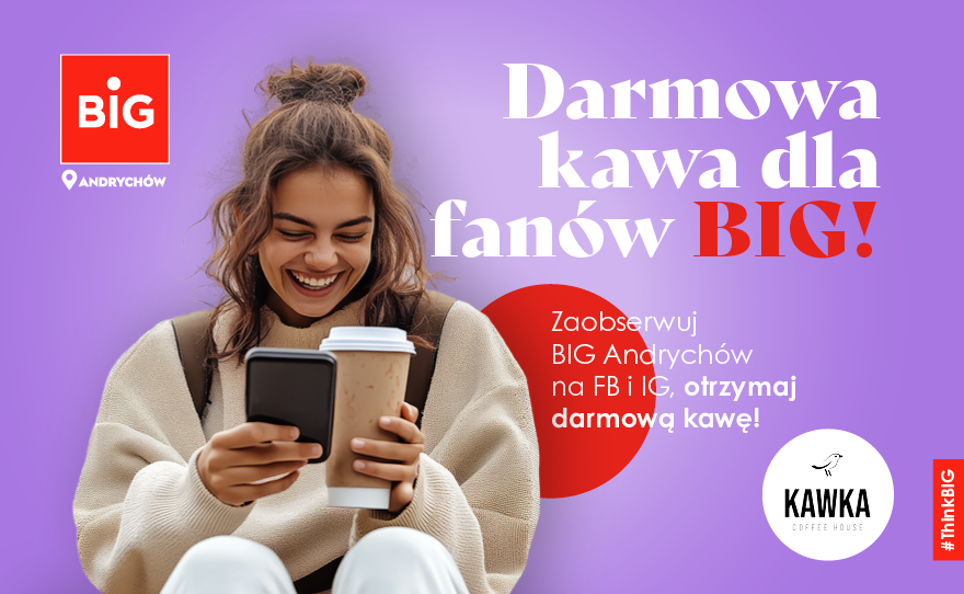 Free coffee for our BIG fans!