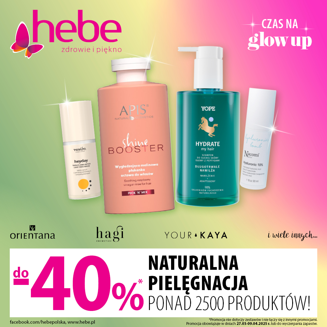 NATURALNA PIELEGNACJA do – 40%!