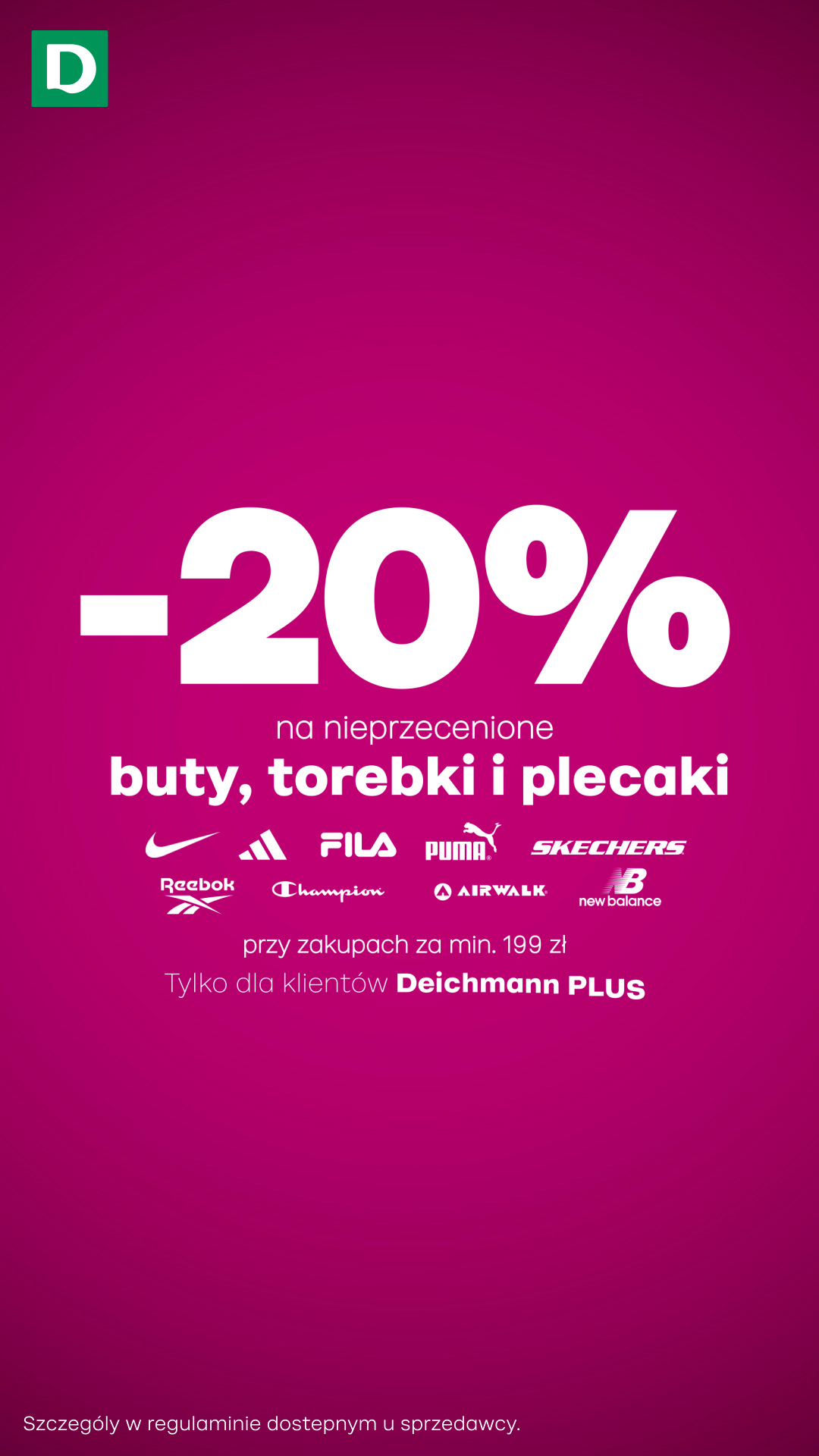 -20% w Deichmann!