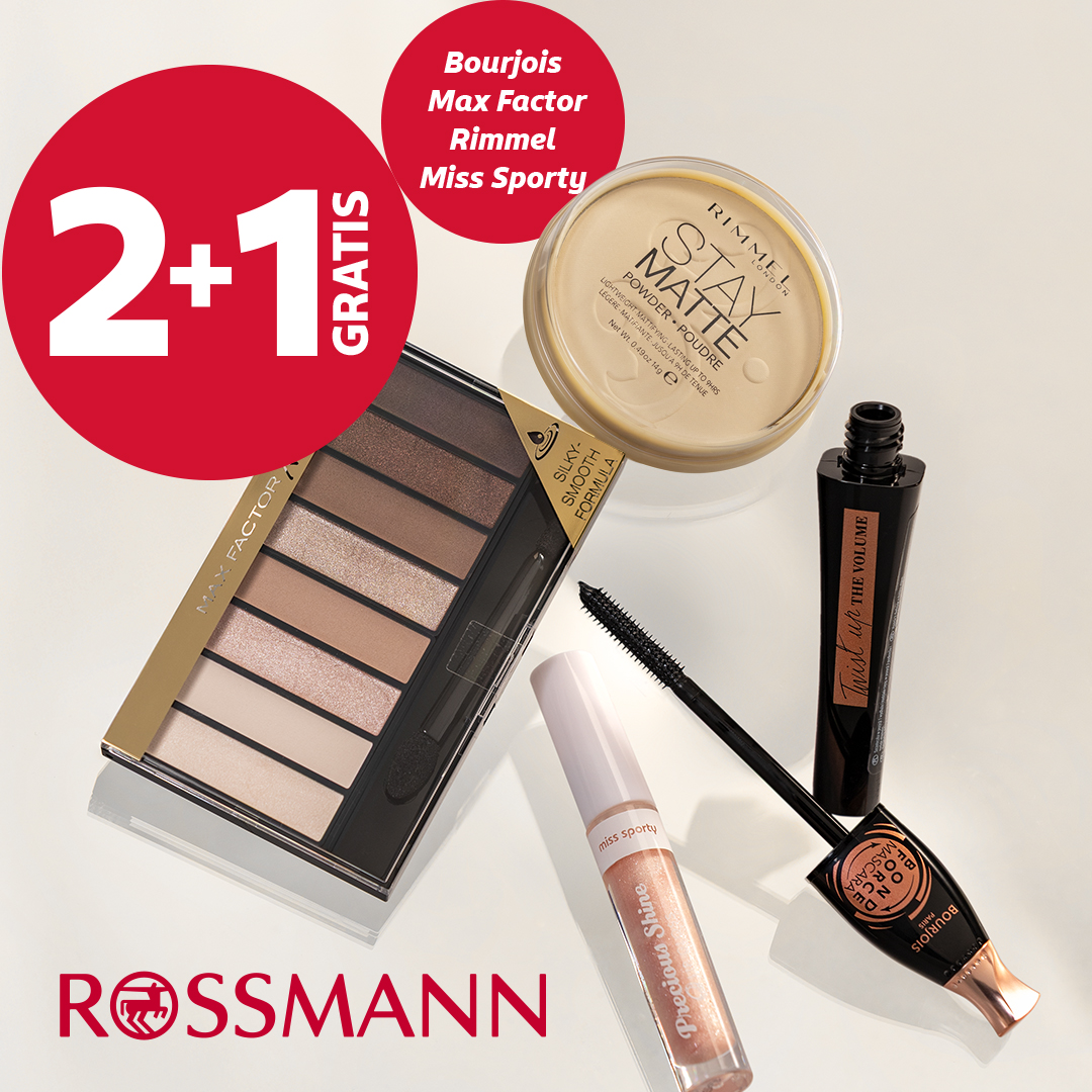 Makijażowa promocja 2+1 w Rossmannie!