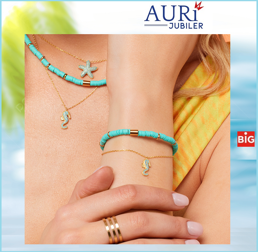 Biżuteria idealna na lato czeka na Ciebie w Auri!