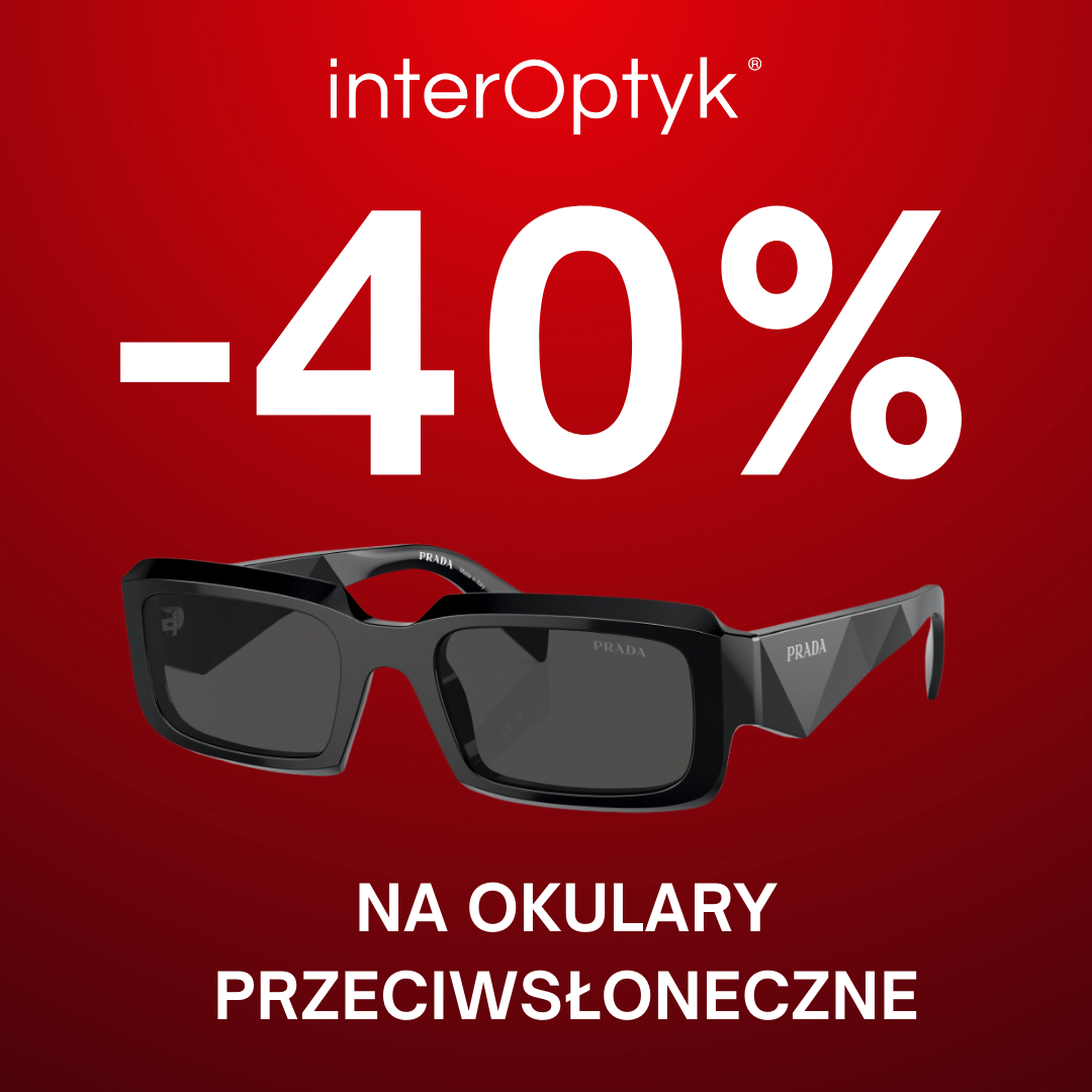 -40% na okulary PRADA w Inter Optyk!