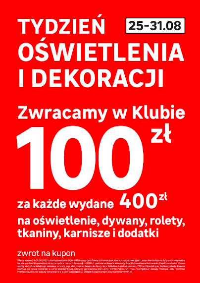 Tydzień oświetlenia i dekoracji w Leroy Merlin!