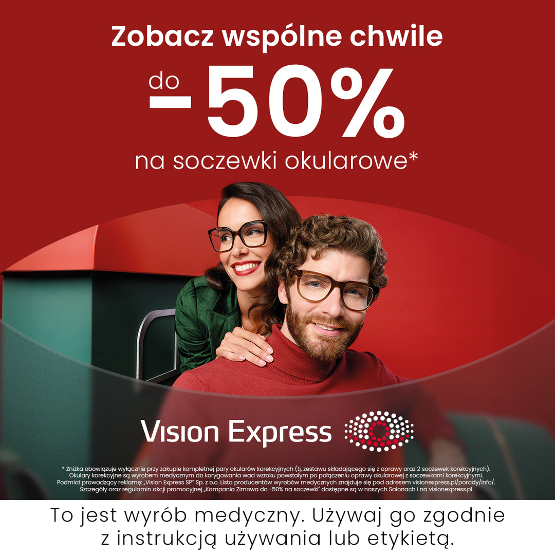 Zadbaj o dobry wzrok na Święta razem z Vision Express!
