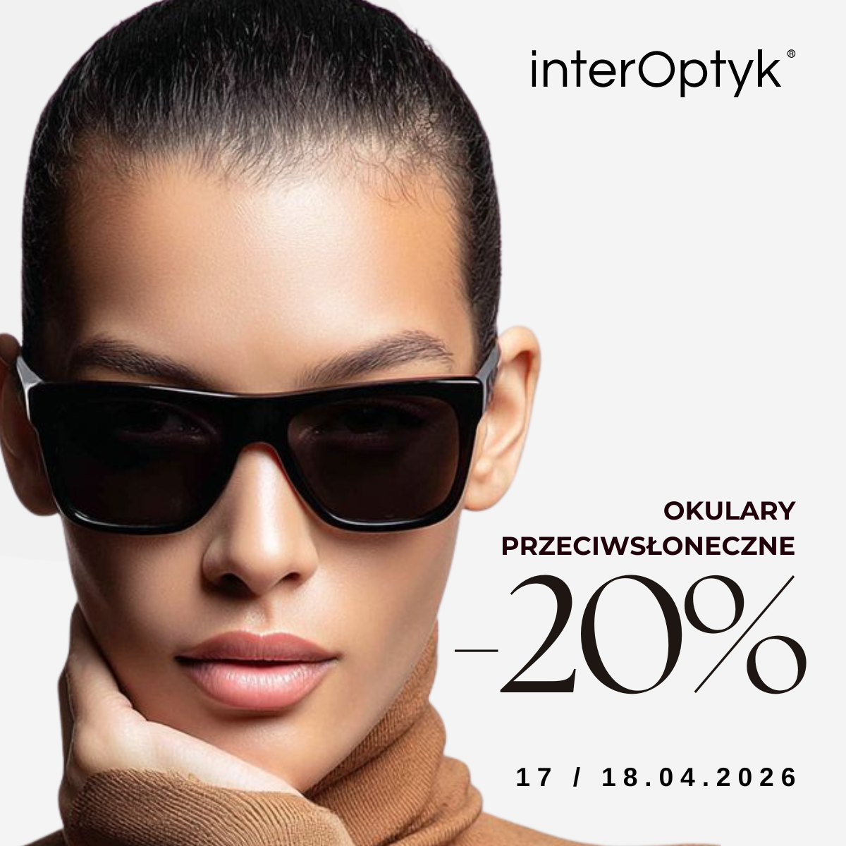 -20% na okulary przeciwsłoneczne w Inter Optyk!