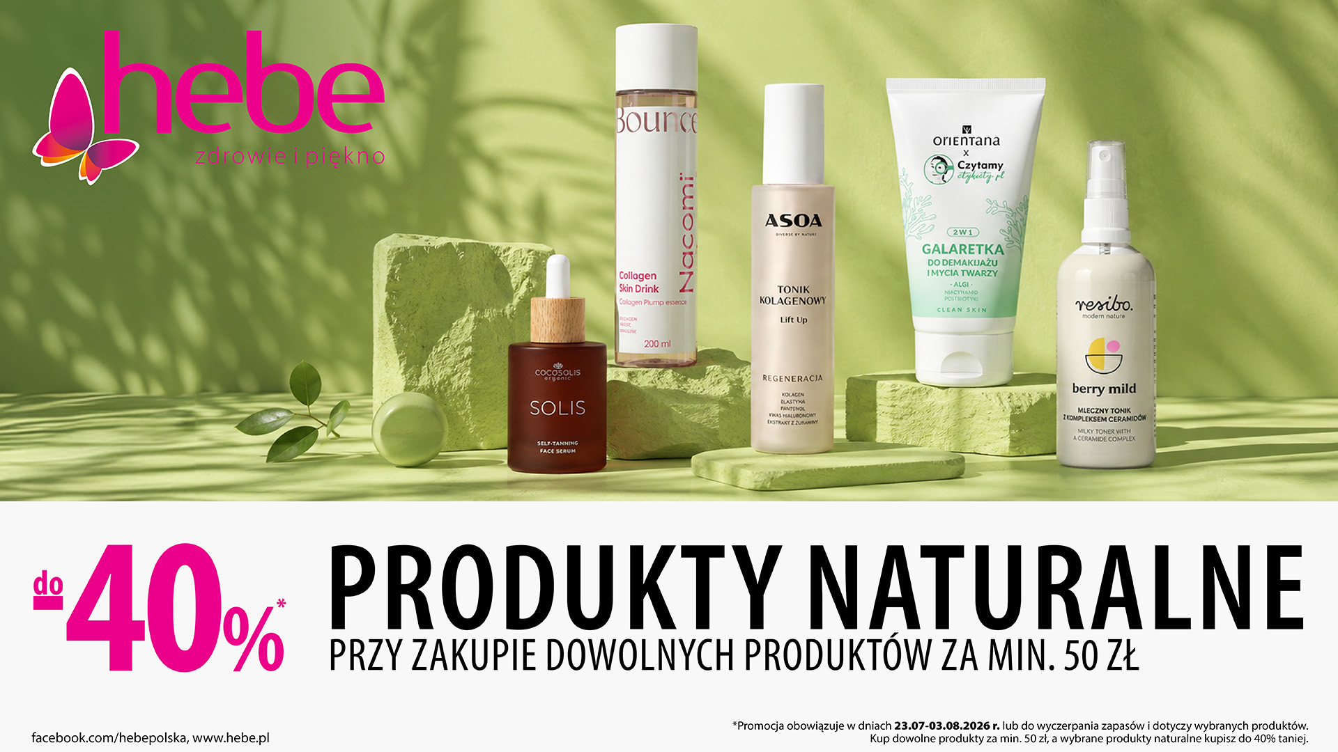 Produkty naturalne do -40% przy zakupach za min. 79 zł