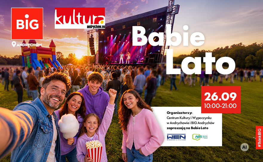 Babie Lato – darmowe koncerty w BIG Andrychów już 26.09!