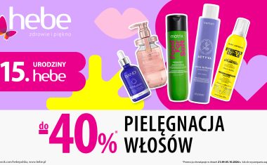 Pielęgnacja włosów do – 40%