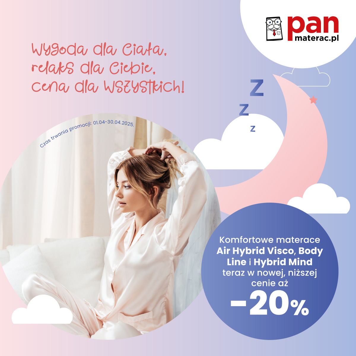 Wygoda dla Ciała, relaks dla Ciebie, cena dla Wszystkich!