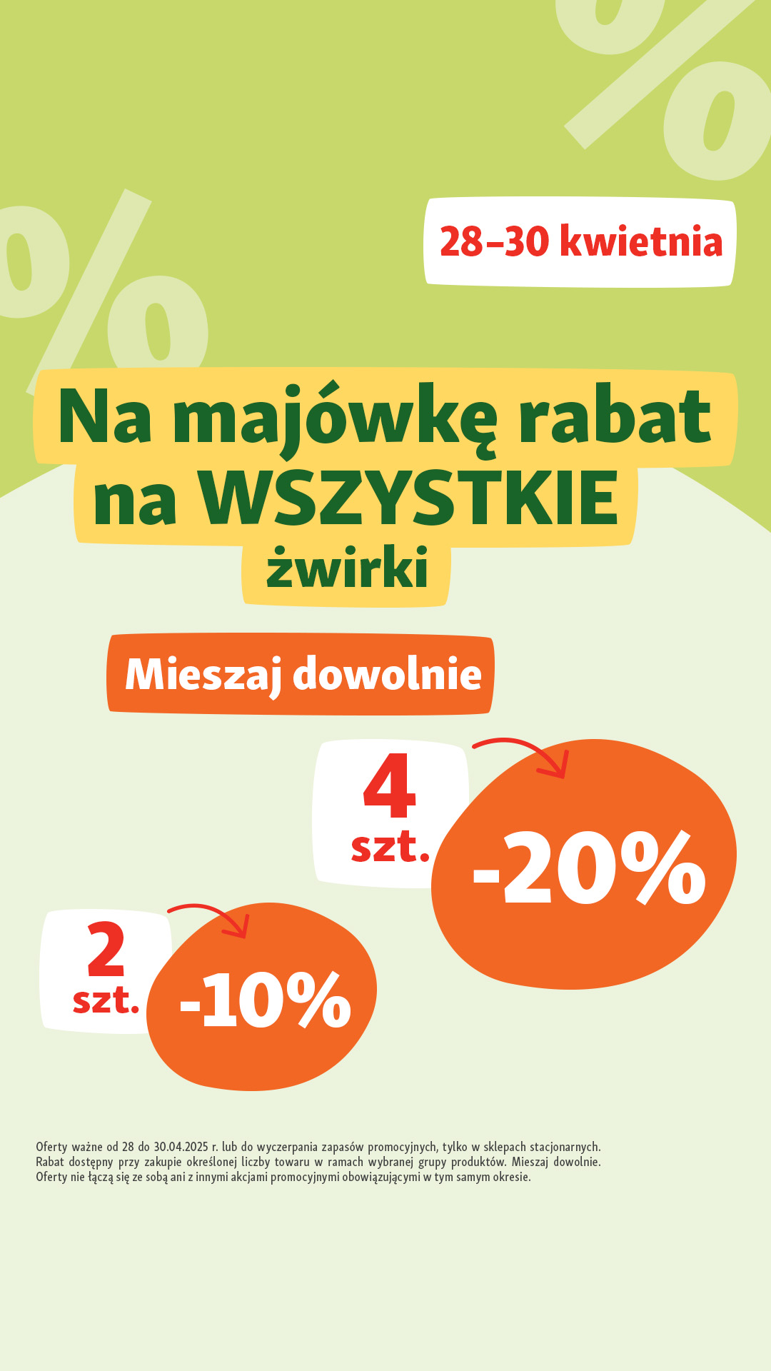 Zrób zapasy na majówkę w Maxi Zoo!