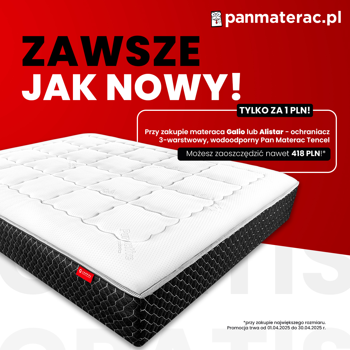 Zawsze jak nowy! – promocja w Pan Materac