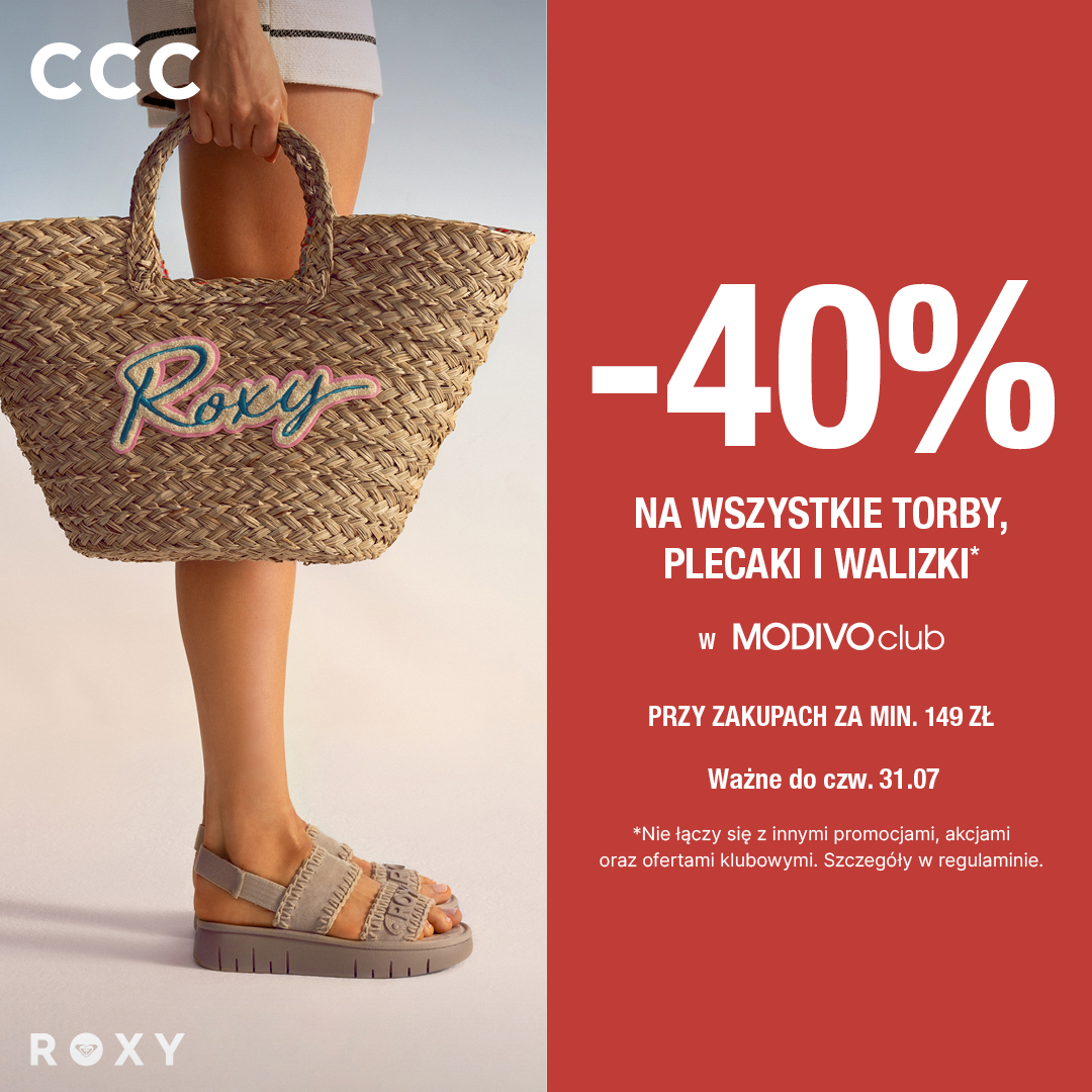 CCC: – 40% na Torby, Walizki i Plecaki przy koszyku 149zł!