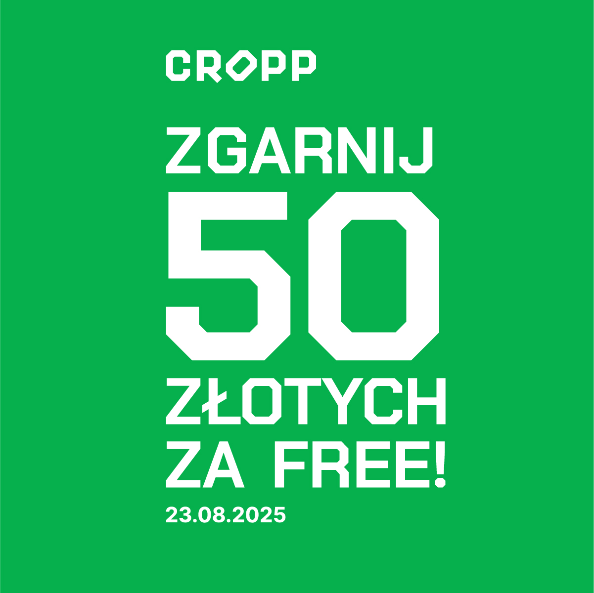 Zgarnij 50 zł za free w Cropp!