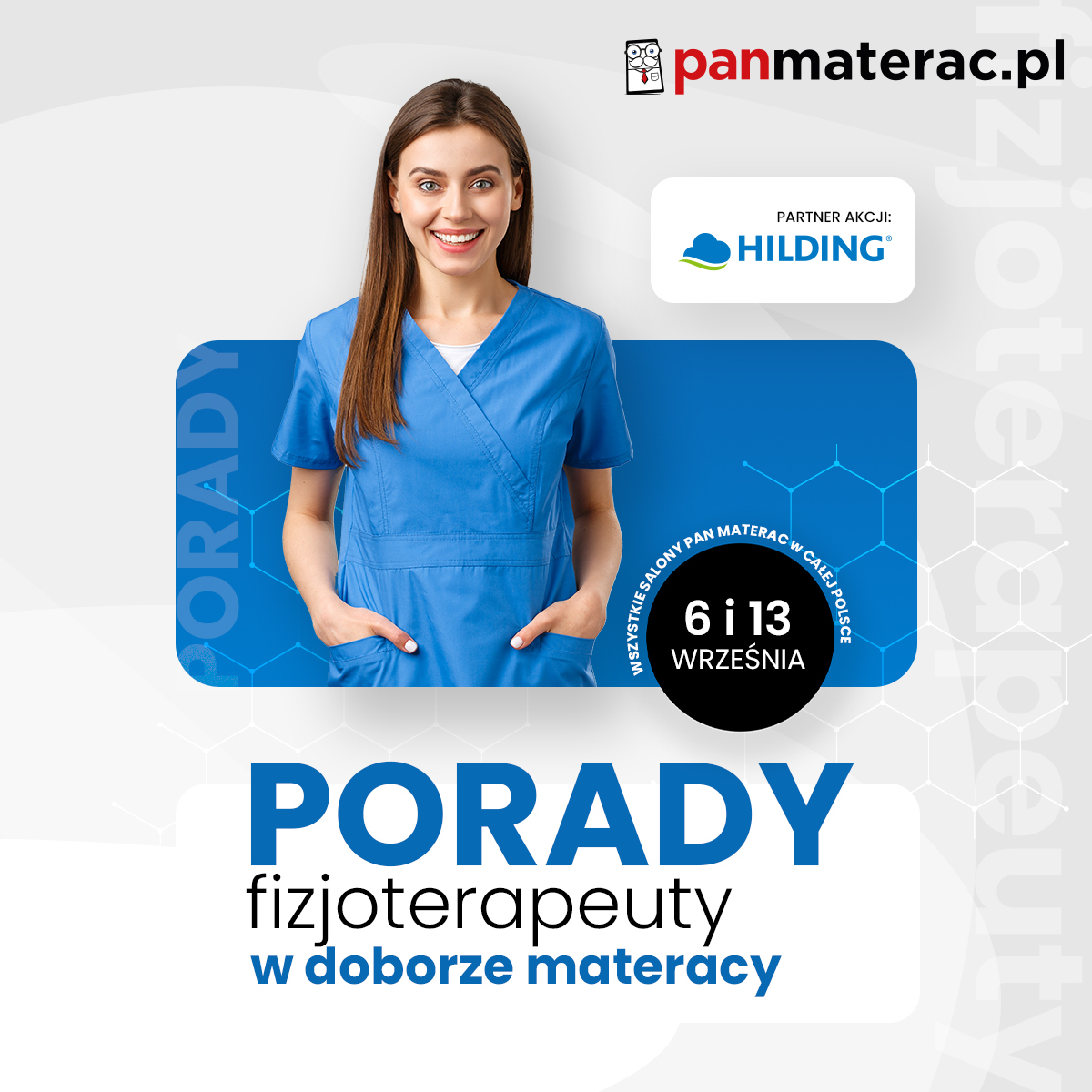 Skorzystaj z porad fizjoterapeuty w Pan Materac!