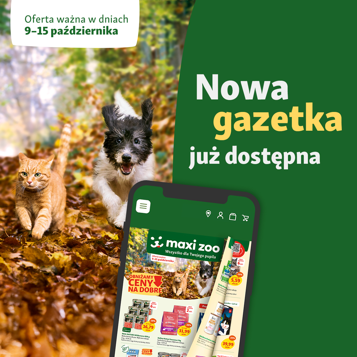 Sprawdź najnowszą gazetkę Maxi Zoo!