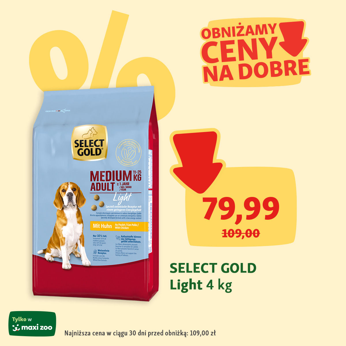 Maxi Zoo obniża ceny na dobre*!