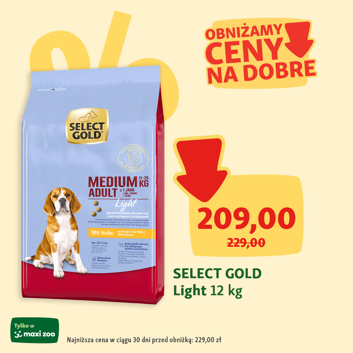 Maxi Zoo obniża ceny na dobre*!