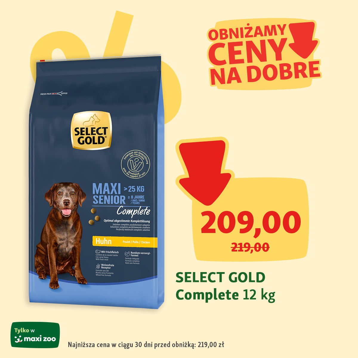 Maxi Zoo obniża ceny na dobre*!