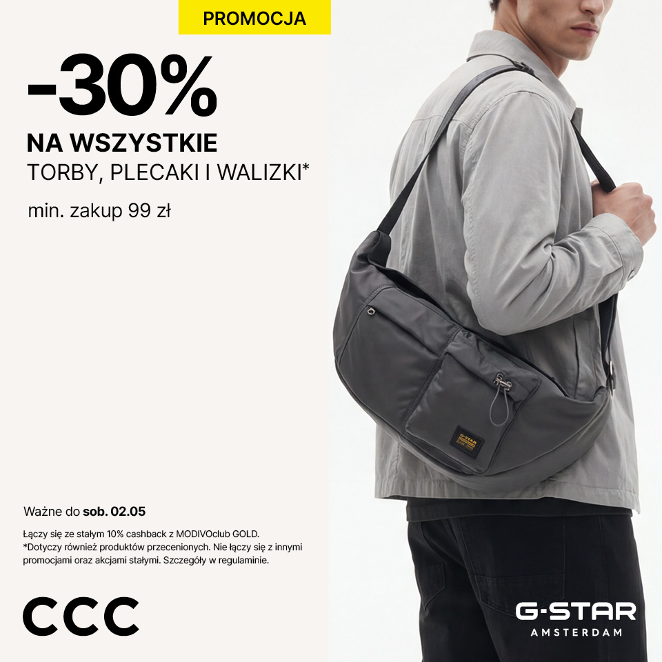 -30% na torby, plecaki, walizki