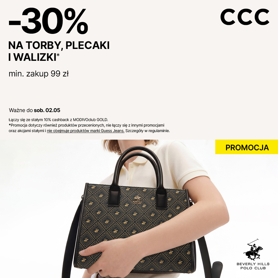 -30% na torby, plecaki, walizki