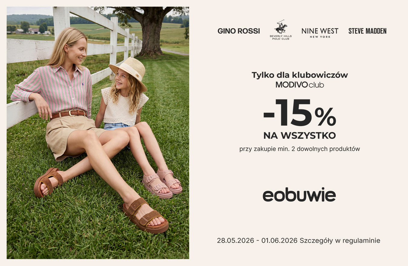 15% na wszystko w eobuwie