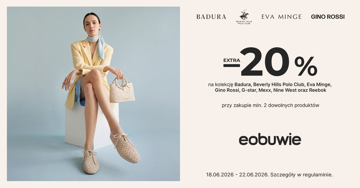 EXTRA -20% w eobuwie!