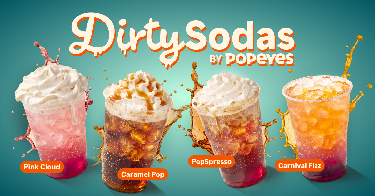 Dirty Sodas w Popeyes – właśnie wjechał nowy viral!
