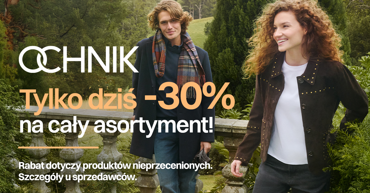 Ochnik: -30% na produkty nieprzecenione!