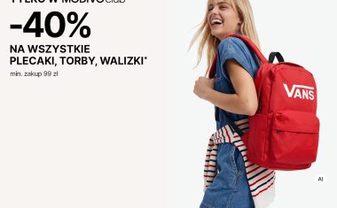 Nowy sezon i -40% na wszystkie plecaki, torby i walizki z MODIVOclub!
