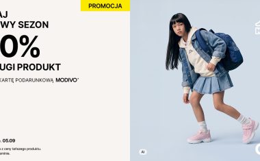 Teraz w CCC -50% na drugi tańszy produkt ze zwrotem na Kartę Podarunkową MODIVO!