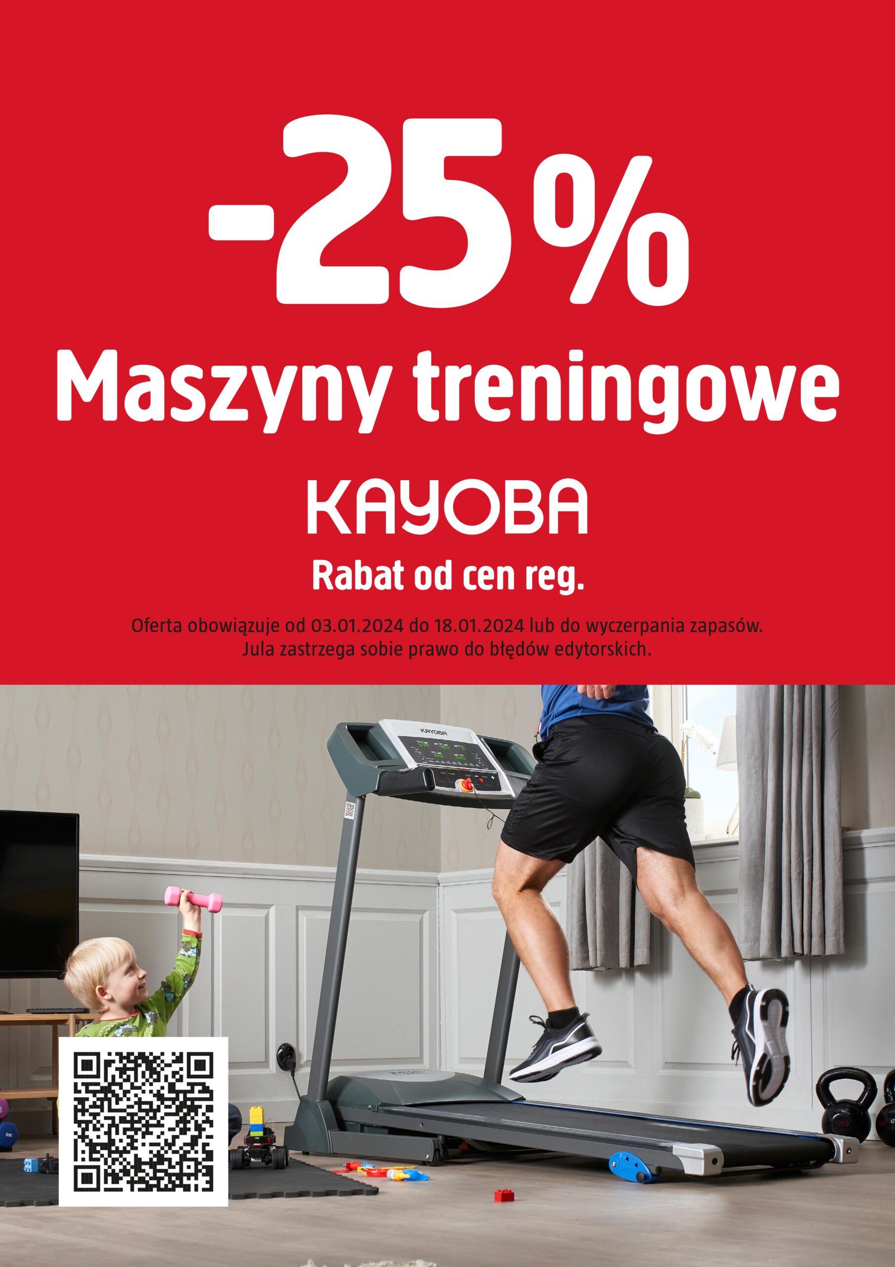 Jula – Maszyny treningowe -25%