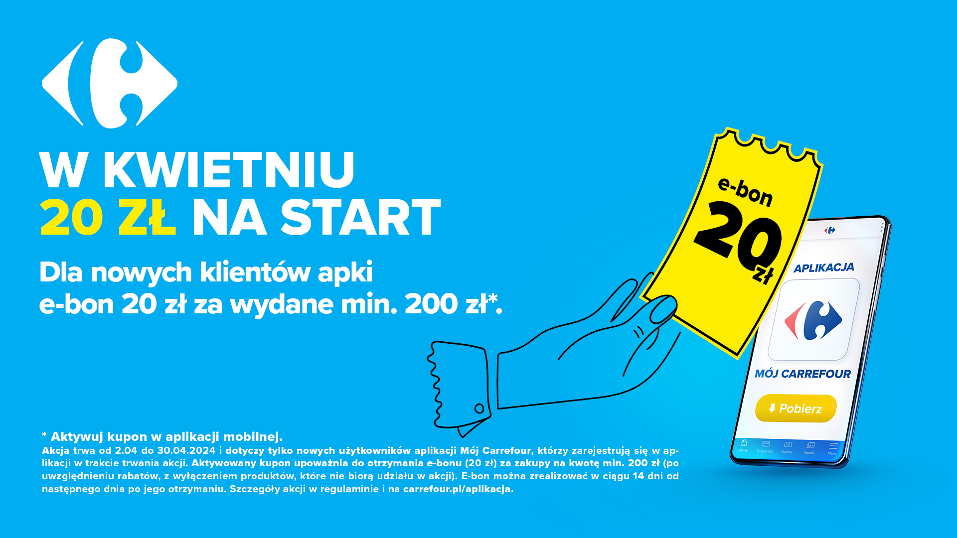 W KWIETNIU 20 ZŁ NA START