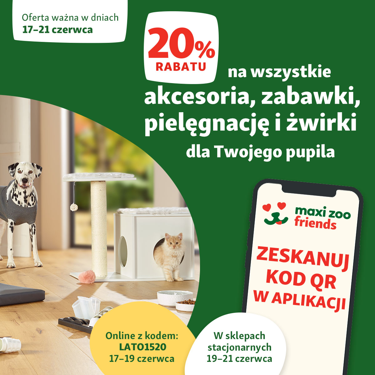 Złap 20% rabatu na wybrane produkty i uzupełnij zapasy dla pupila!