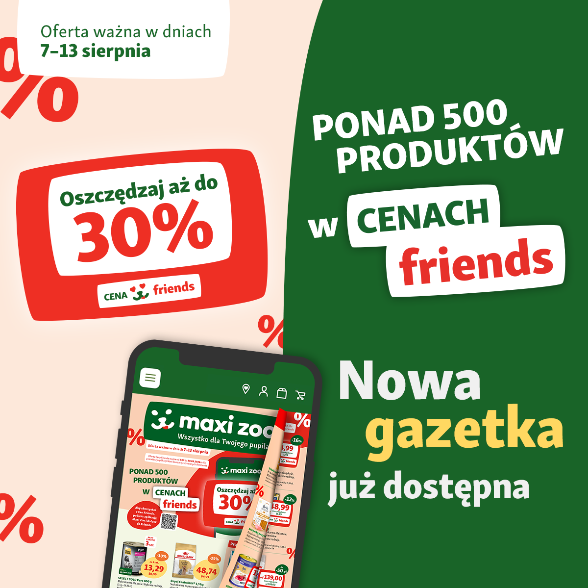 Nowa gazetka Maxi Zoo już dostępna, a w niej ekstraoferty!