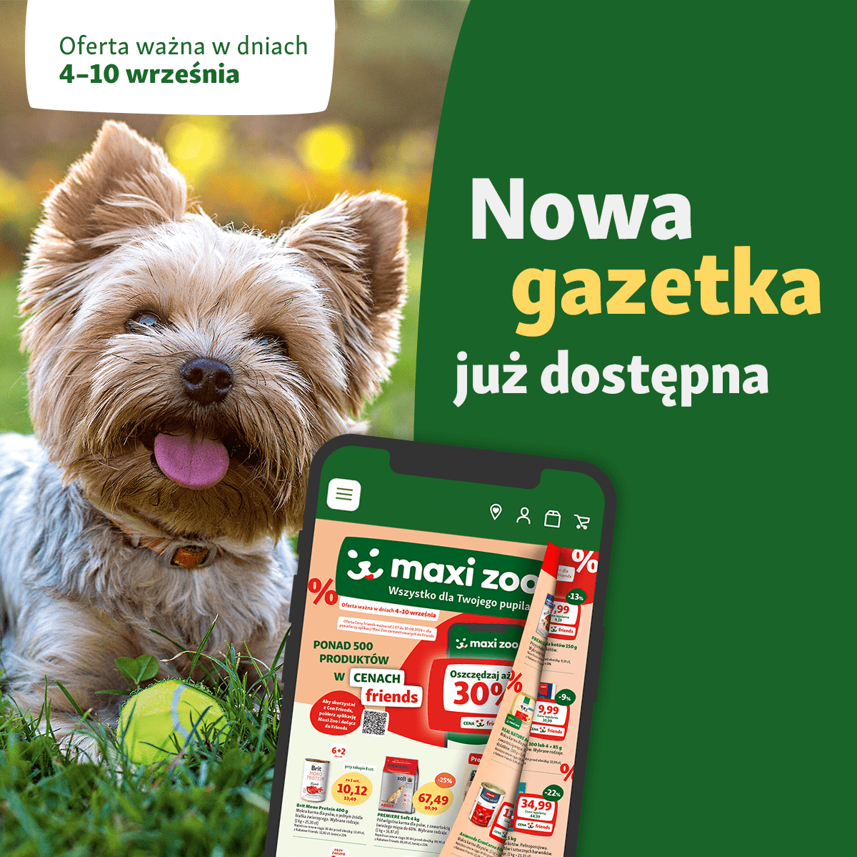 Złap promocje z najnowszej gazetki Maxi Zoo i poczuj radość z oszczędzania!