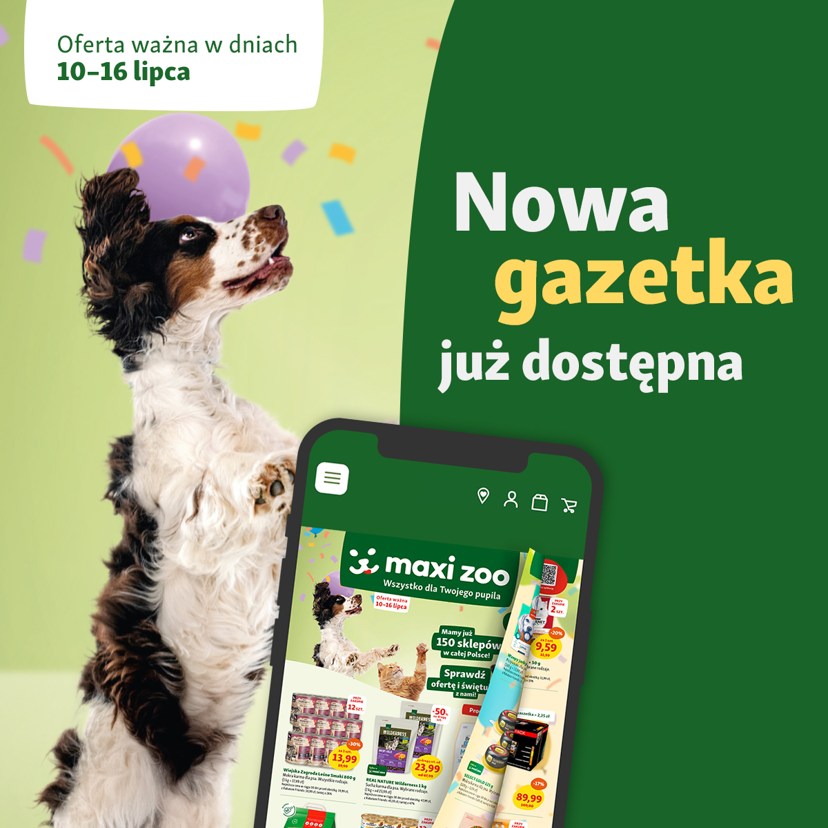 Łapcie najświeższe superceny z gazetki Maxi Zoo!