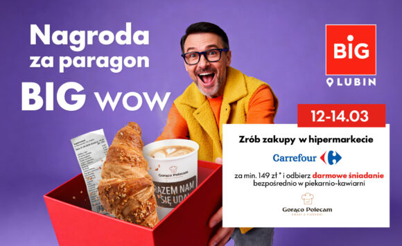 Darmowe BIG śniadanie za zakupy!