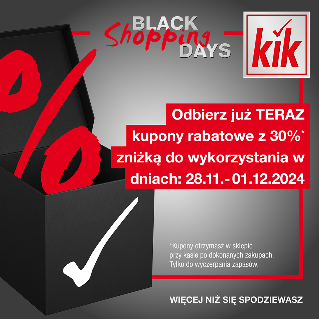 Zgarnij swoje extra rabaty na Black Shopping Days już teraz!