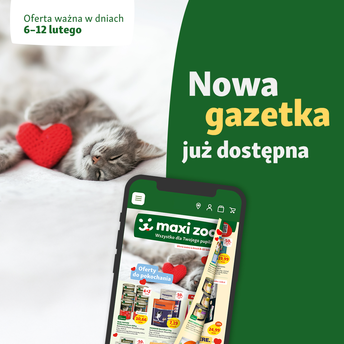 Łap najświeższe rabaty z gazetki Maxi Zoo!