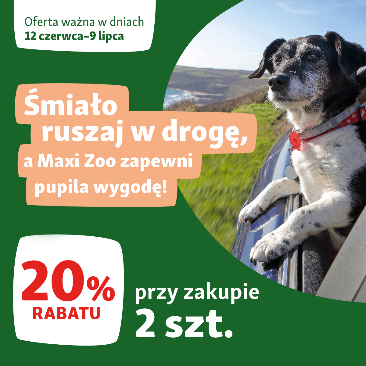 Maxi Zoo: -20% przy zakupie min. 2 sztuk z wybranych kategorii!