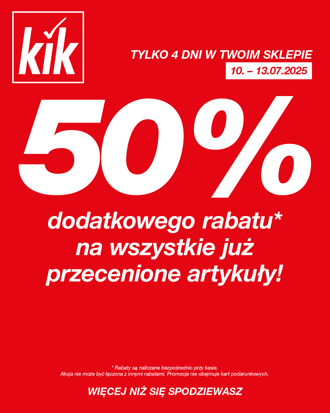 W KiK trwa letnia #wyprzedaż NA MAXA! –